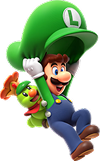Luigi and creature